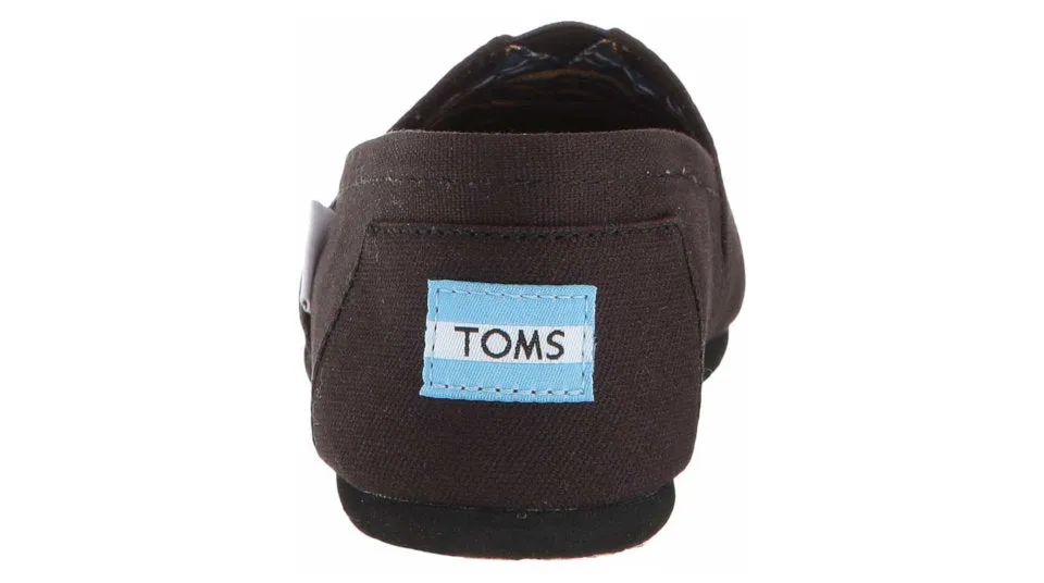 TOMS Classic Black on Black Canvas - Men's