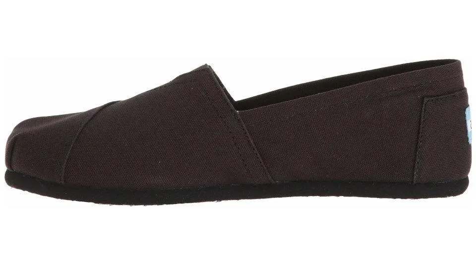 TOMS Classic Black on Black Canvas - Men's