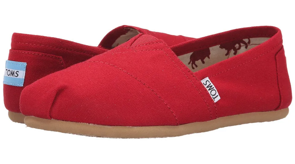 TOMS Classic Red Canvas - Women's