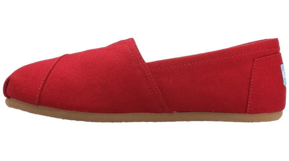 TOMS Classic Red Canvas - Women's