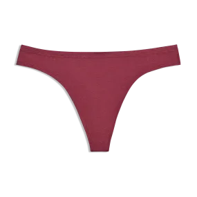 Women's Anytime Thong - Botanic Red