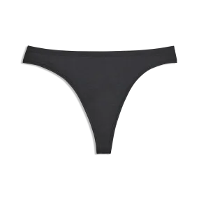 Women's Anytime Thong - Natural Black