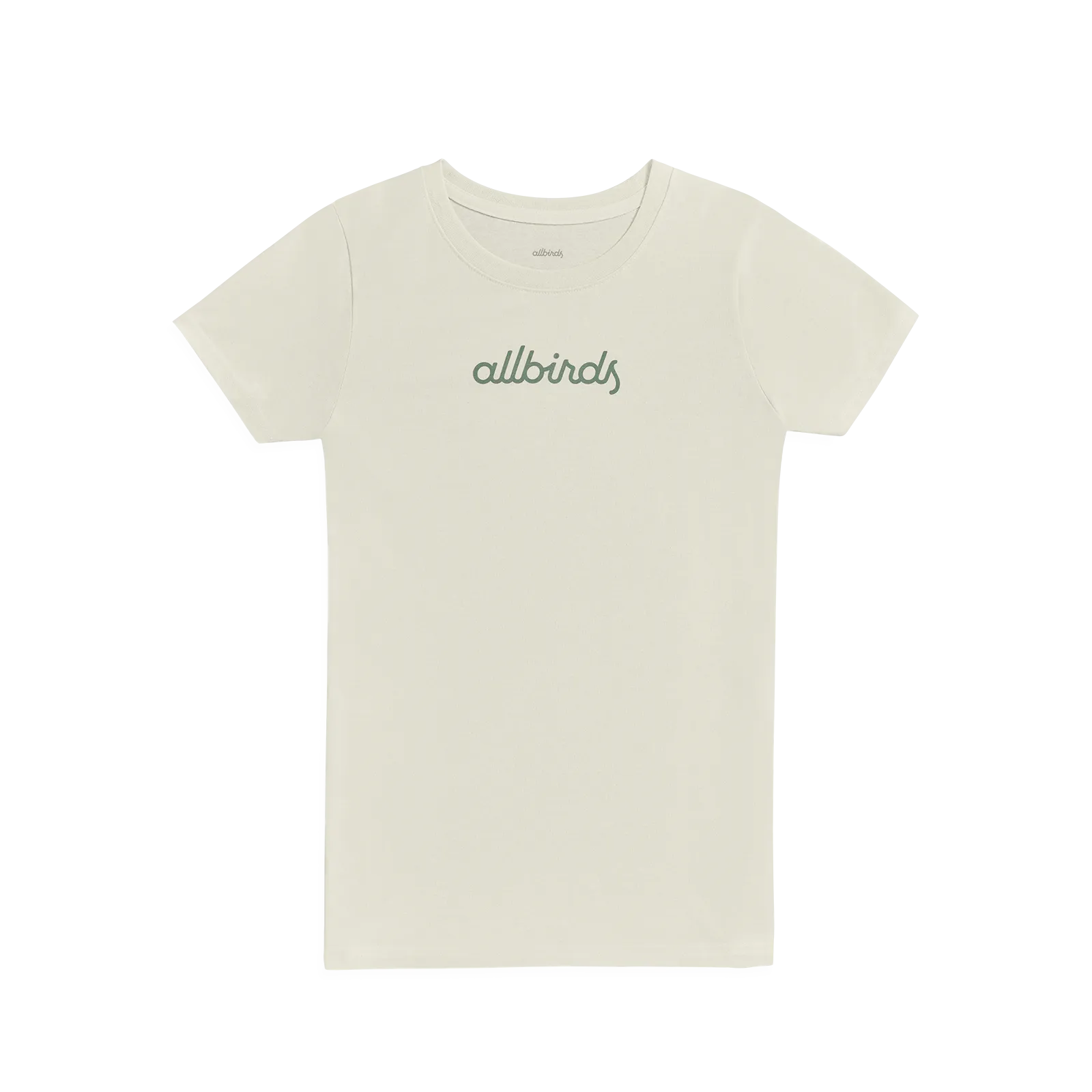 Women's Recycled Tee - Logo - Natural White